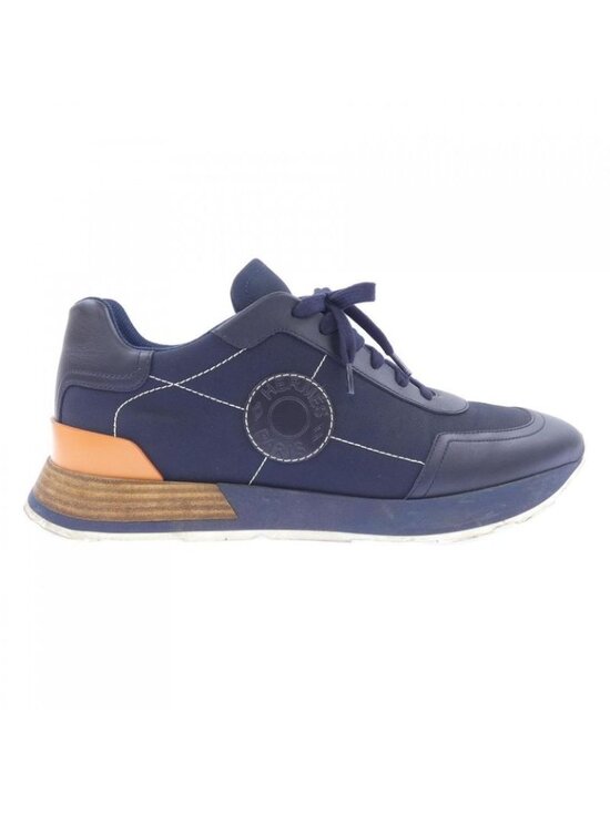 Hermes Shoes - Hermes Drive Sneakers Navy